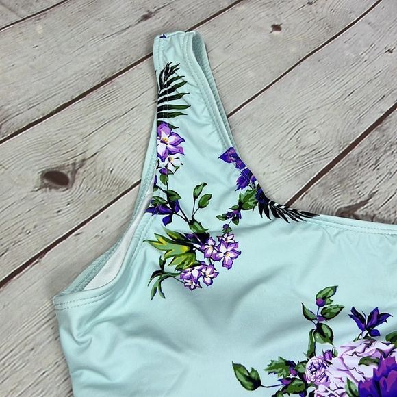 Women's 1 Piece Swimsuits One Shoulder Bathing Suit, XL - Picture 6 of 8